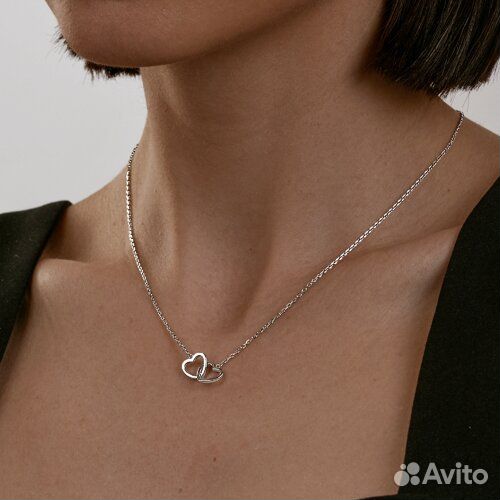 Колье sokolov из серебра, 94070720, р.38\42