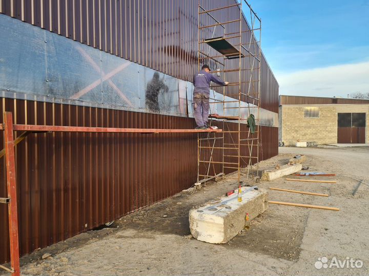 Строительство каркасных ангаров