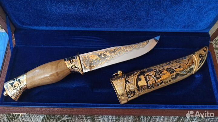 Нож охотничий подарочный ручной работы