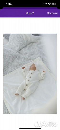 Комплект на выписку для новорожденных новый