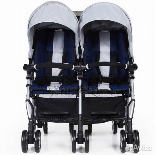 Прогулочная коляска для двойни бу