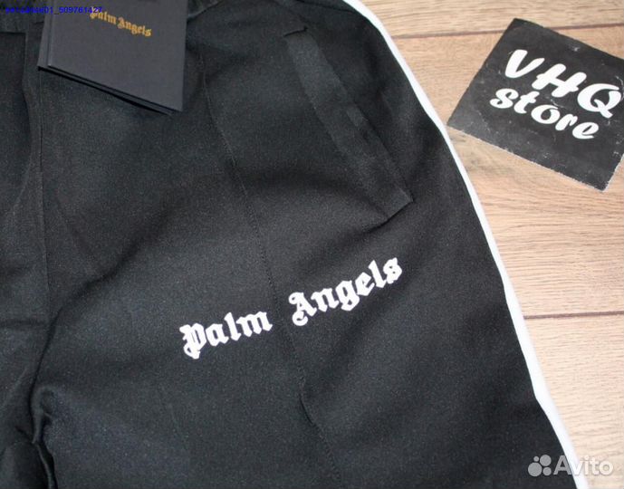Штаны черные Palm Angels (Арт.68667)