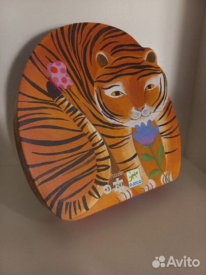 Пазл djeco тигр 24 детали