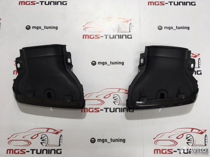 Насадки на выхлоп 63S Black на E-Class W213