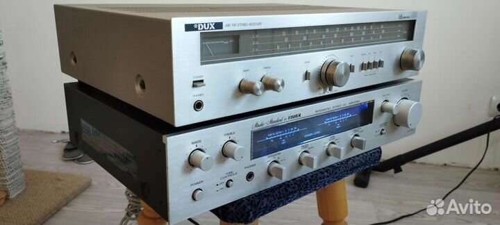Ресивер DUX и усил. Fisher