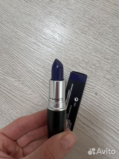 Помада mac синяя
