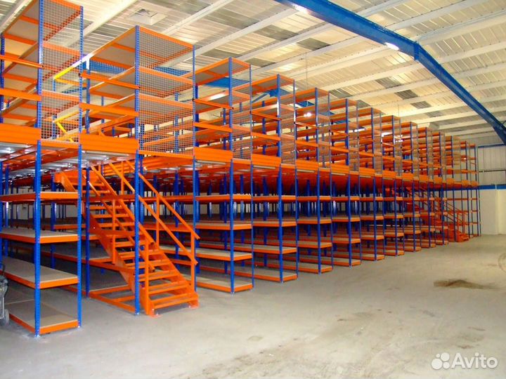 Мезонинные стеллажи