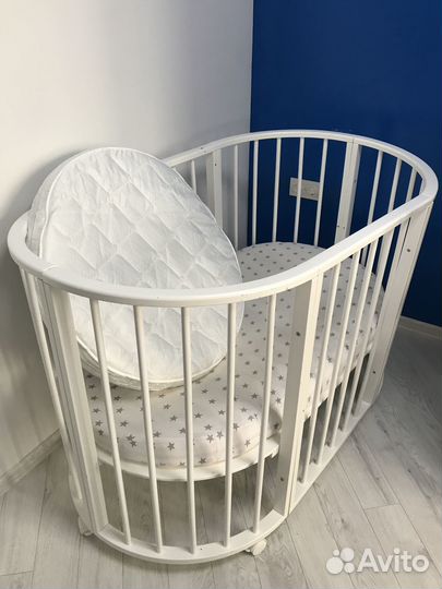 Круглая кровать трансформер