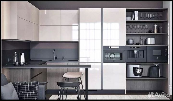 Кухня с подсветкой