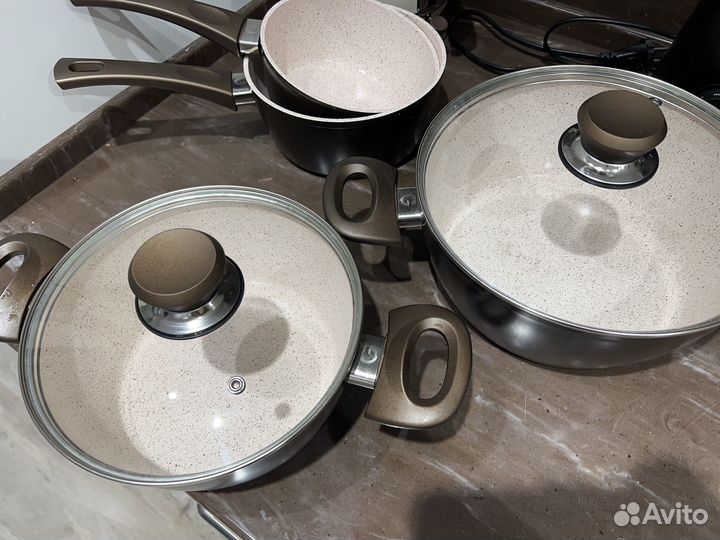 Посуда кастрюли cerafit steel из Германии