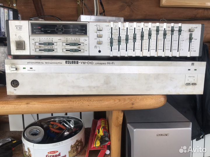 Усилитель обмен Эстония ум-010 Hi-Fi + космос Э