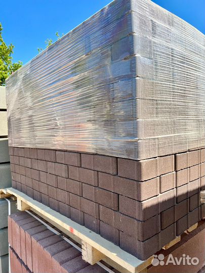 Брусчатка коричневая с гарантией
