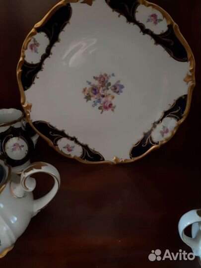 Чайный сервиз кобальт гдр cobalt торг