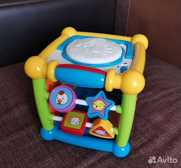 Развивающий кубик / бизикуб + игрушки