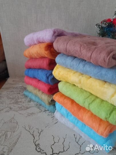 Вата окрашенная. Хлопок