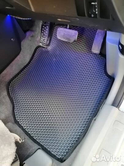 Коврики EVA 3Д на Xtrail Т30 черный+черный