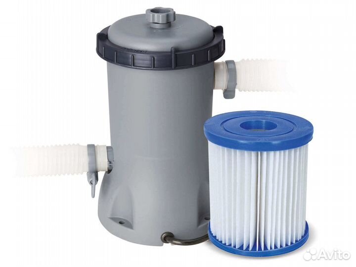 Бассейн Bestway 404х201х100 см + лестница, фильтр