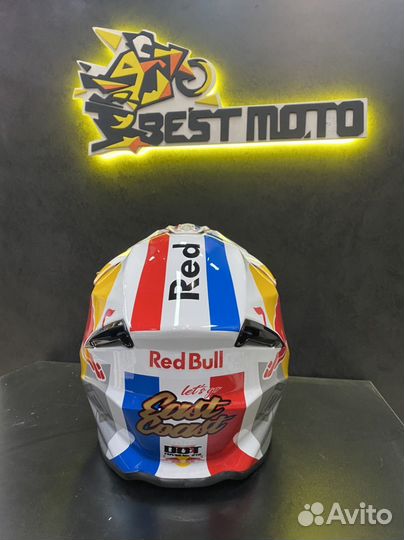 Шлем кросс\эндуро Red Bull