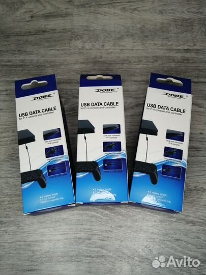 Кабель micro usb для PS4 Dobe