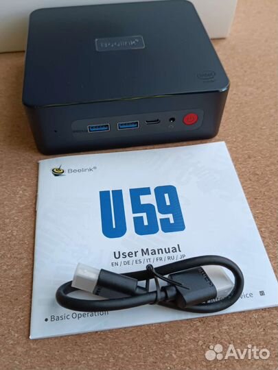 Мини пк Beelink U59 Pro 8/512gb в идеале