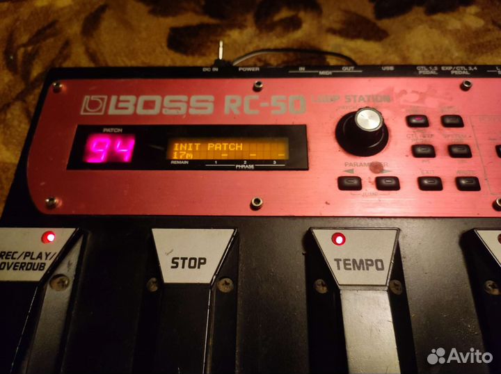 Гитарный процессор boss rc 50 loop station