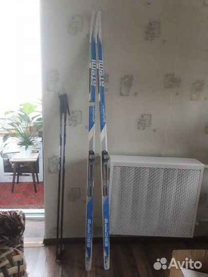 Лыжи беговые коньковые в комплекте с ботинками
