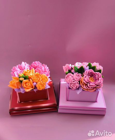 Цветы из гибкого шоколада