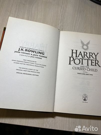 Гарри Поттер и проклятое дитя на английском