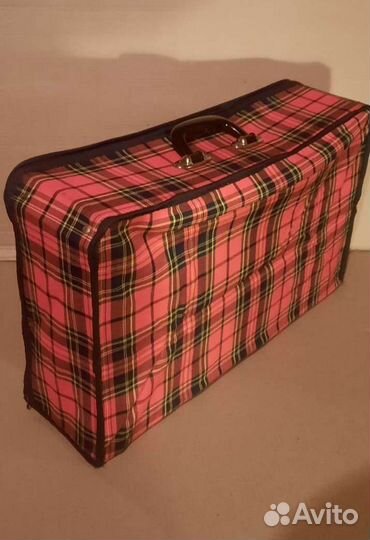 Чемодан складной СССР с сумкой для хранения