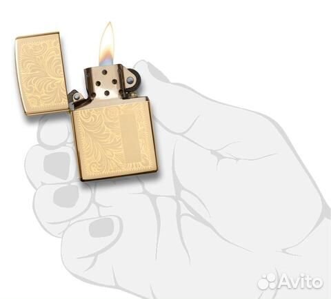 Зажигалка Zippo 352B Venetian High Polish Brass