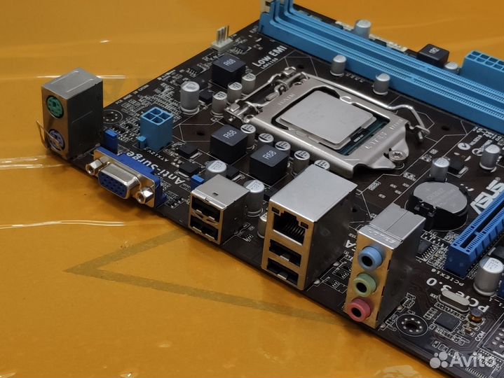 Комплект 1155 мать h61 + проц i5