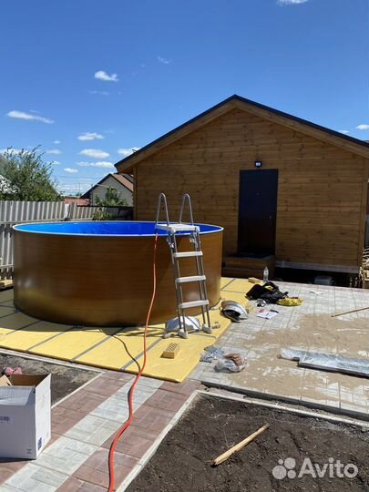 Каркасный бассейн морозостойкий GRE 3.6x1.2