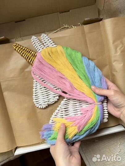 Держатель для бантиков заколок Единорог