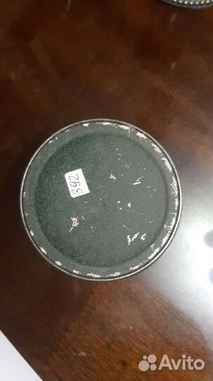 Старинная оригинальная посеребренная ваза д/цв