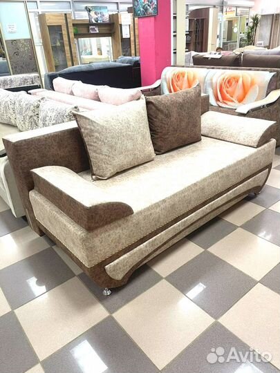 Диван прямой еврокнижка