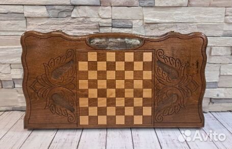 Нарды резные из бука Лев