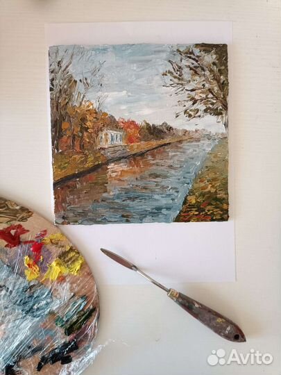 Картинп масло холст каналы СПб