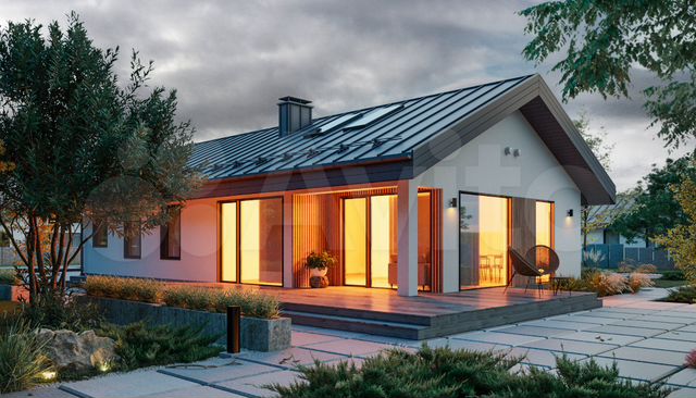 Коттедж 132 м² на участке 6 сот.