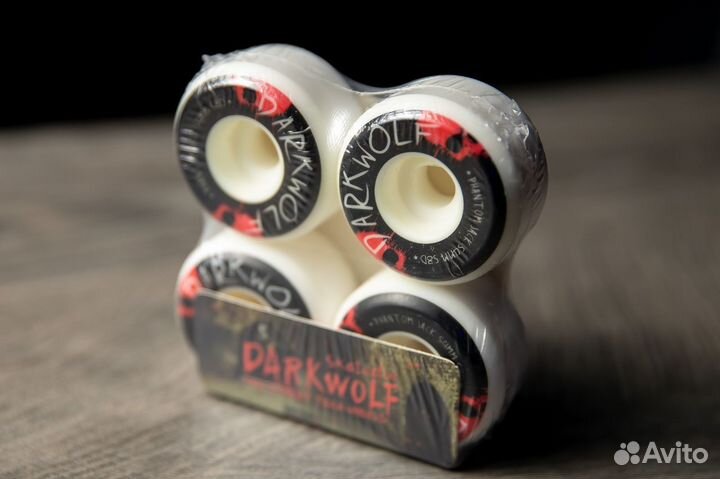 Колеса в упаковке 52*30мм 58DAA белые с черным