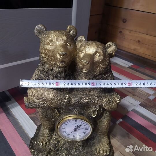 Предмет интерьера, часы, медведи