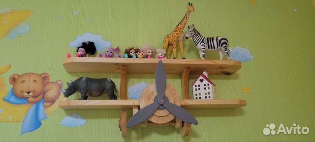 Полка настенная деревянная