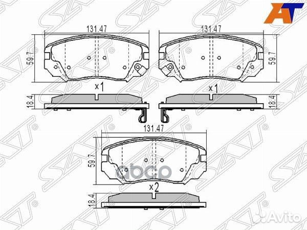 Колодки тормозные перед chevrolet camaro V 11