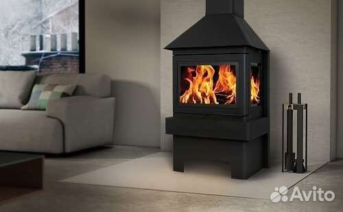 Камин Прага 3 стекла