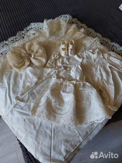 Комплект на выписку для девочки зима