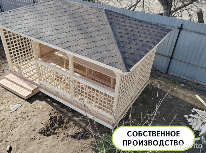 Деревянные беседки
