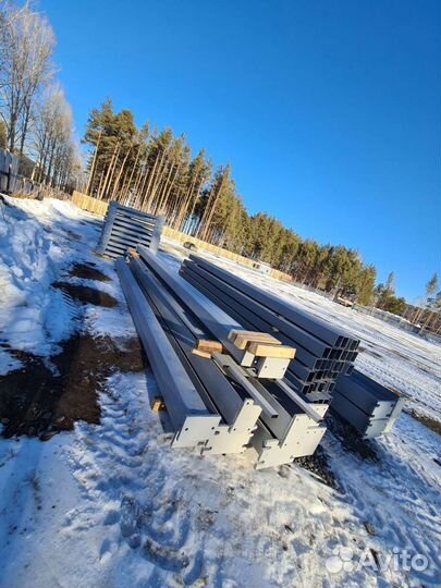 Продам ангар (каркас) новый