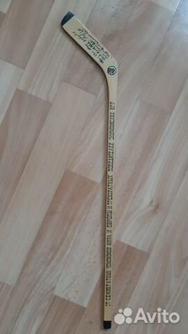 Сувенирные клюшки с автографами хоккеистов 1960-е