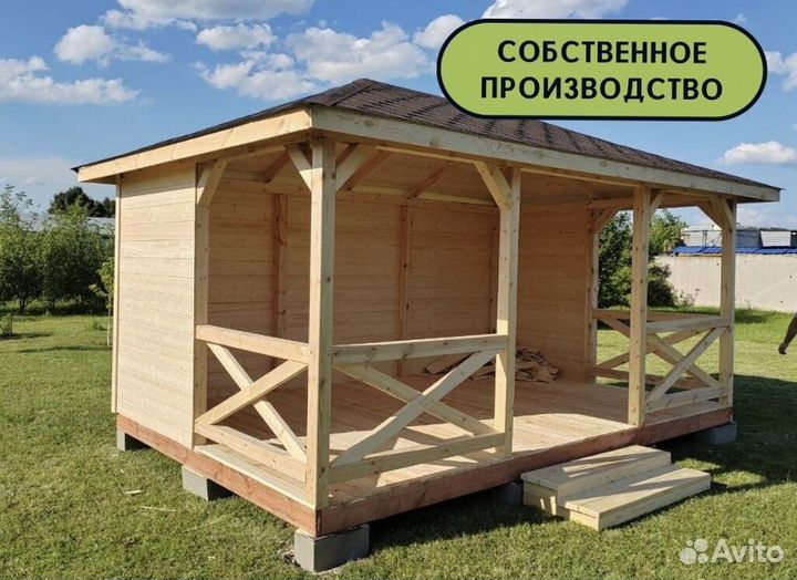 Деревянные беседки