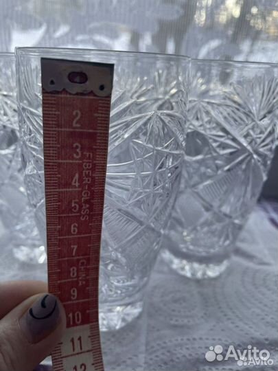Хрустальные стаканы 