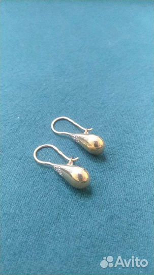 Золотые серьги